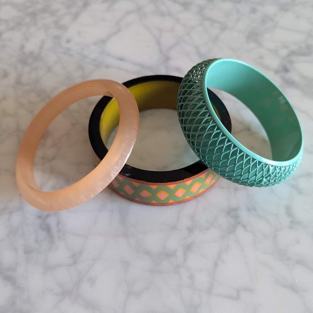 Colorful Bangle Set - Fun & Lightweight